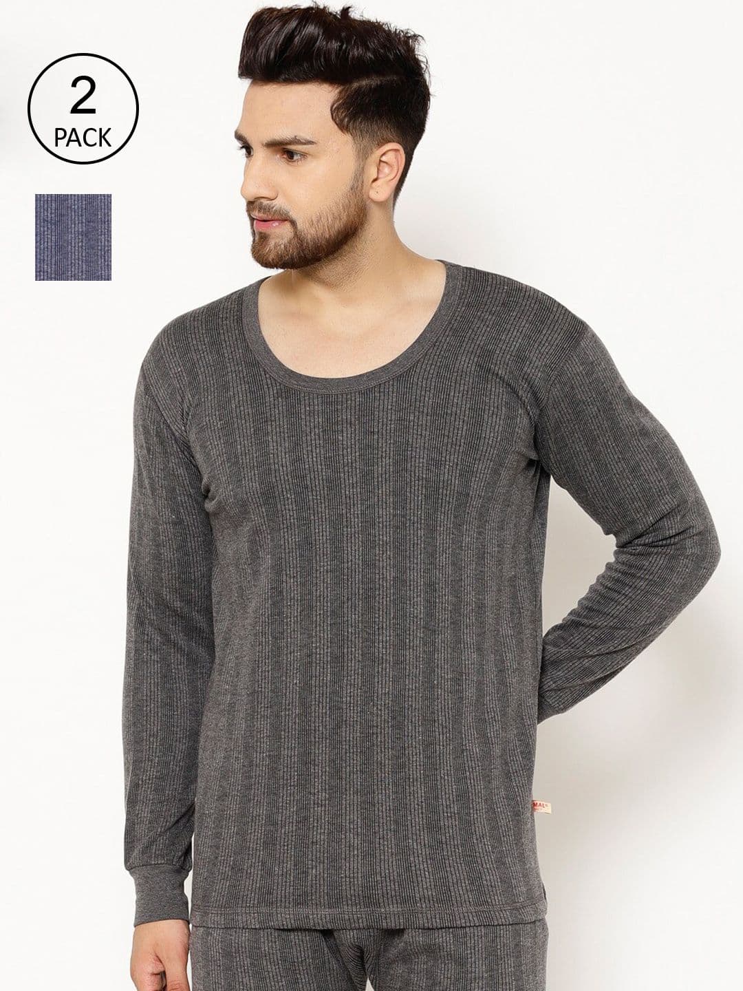 MACK JONNEY Men Pack of 2 Thermal Tops - view 1