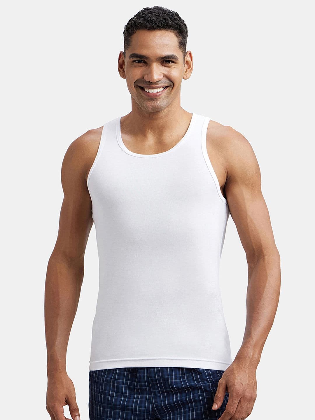 Jockey Combed Cotton Rib Round Neck Sleeveless Vest-FP04