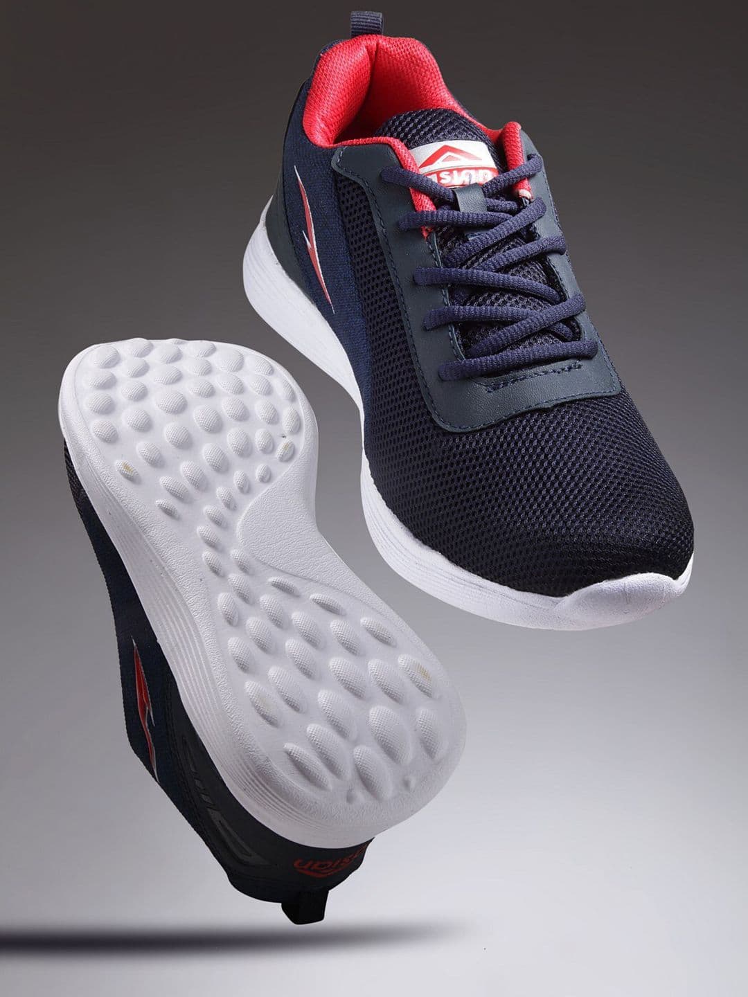 ASIAN Men Navy Blue Textured Captain-13 Running Shoes - view 1