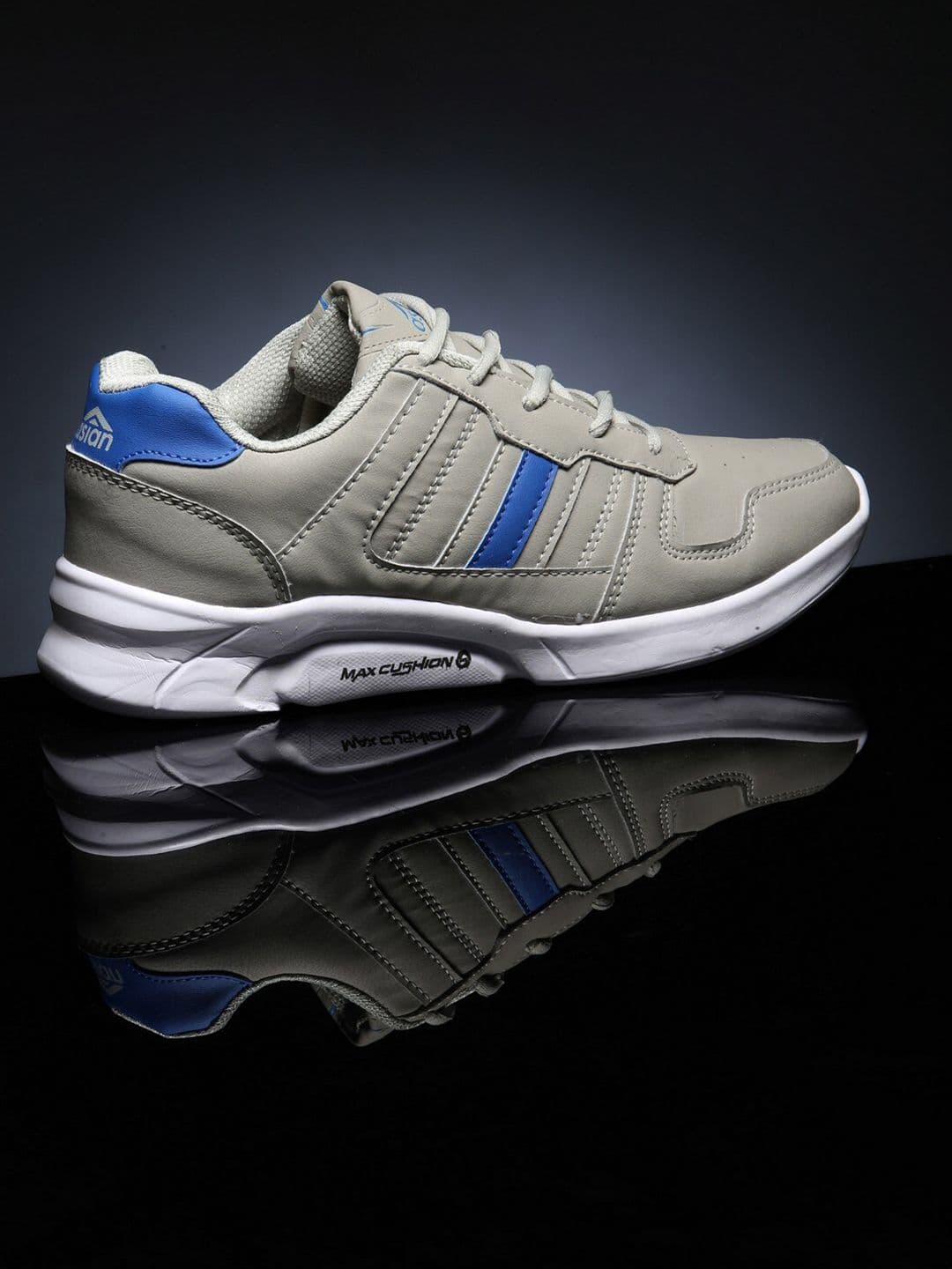ASIAN Men Grey Running Non-Marking Shoes - view 1