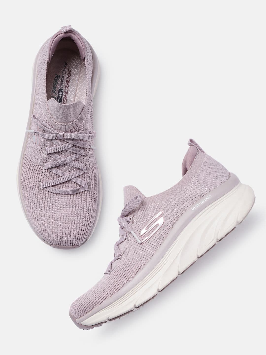 Skechers Women Pink Dlux Walker Sneakers - view 1