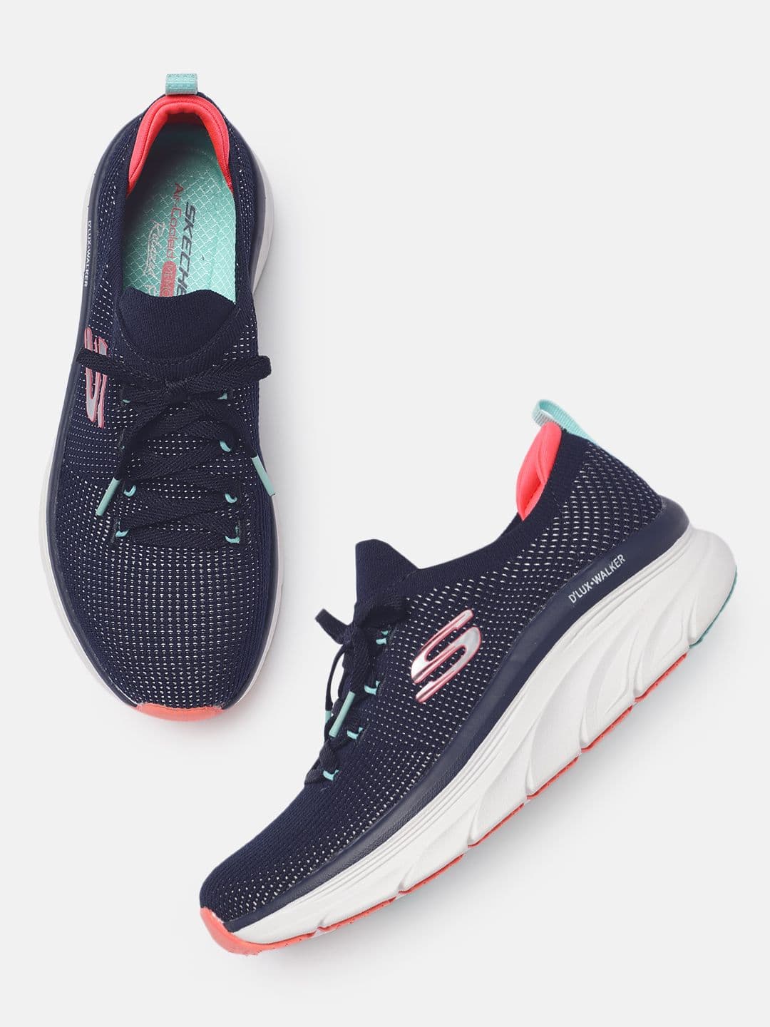 Skechers Women D'lux Walker Refreshing Mood Walking Shoes - view 1