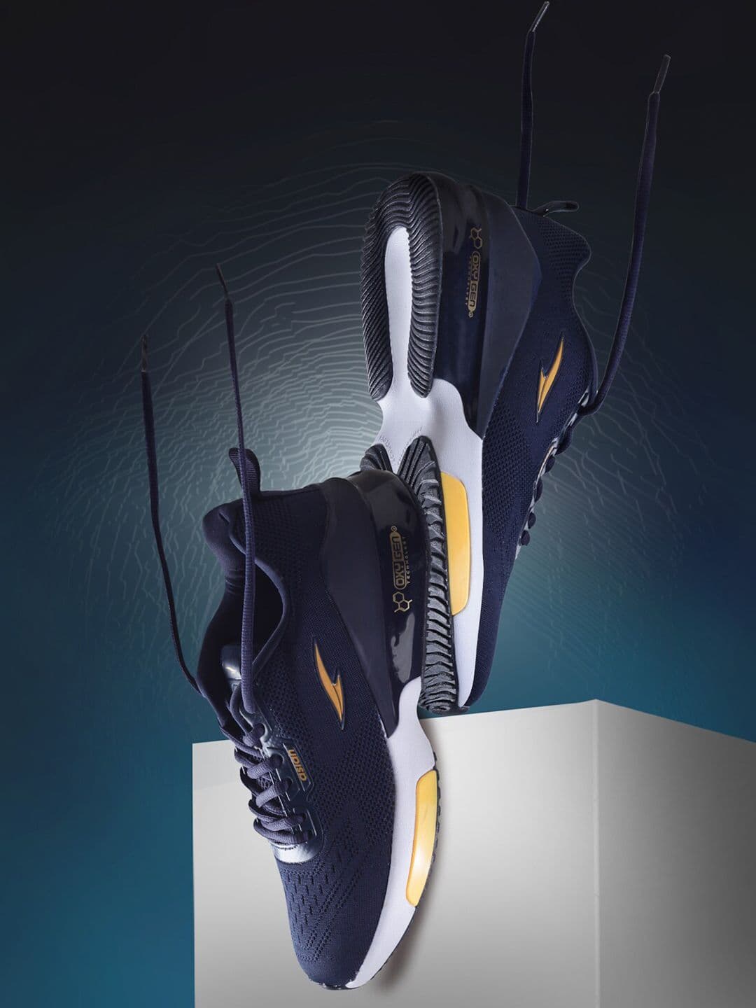 ASIAN Men Navy Blue Sports Shoes - view 1