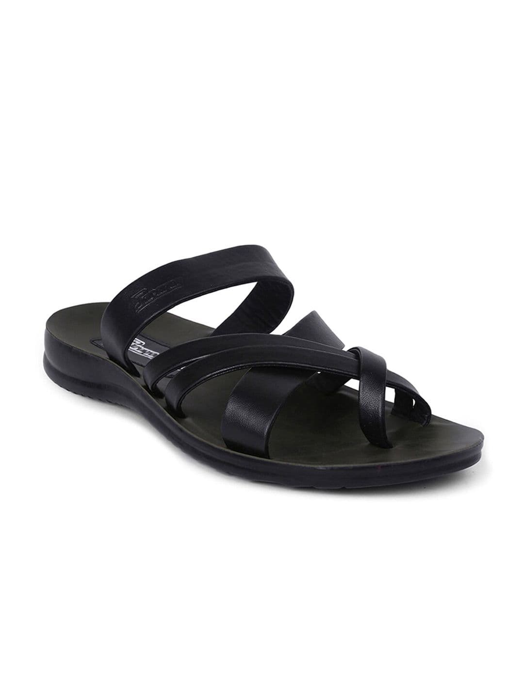 Paragon Men Black Comfort Sandals - view 1