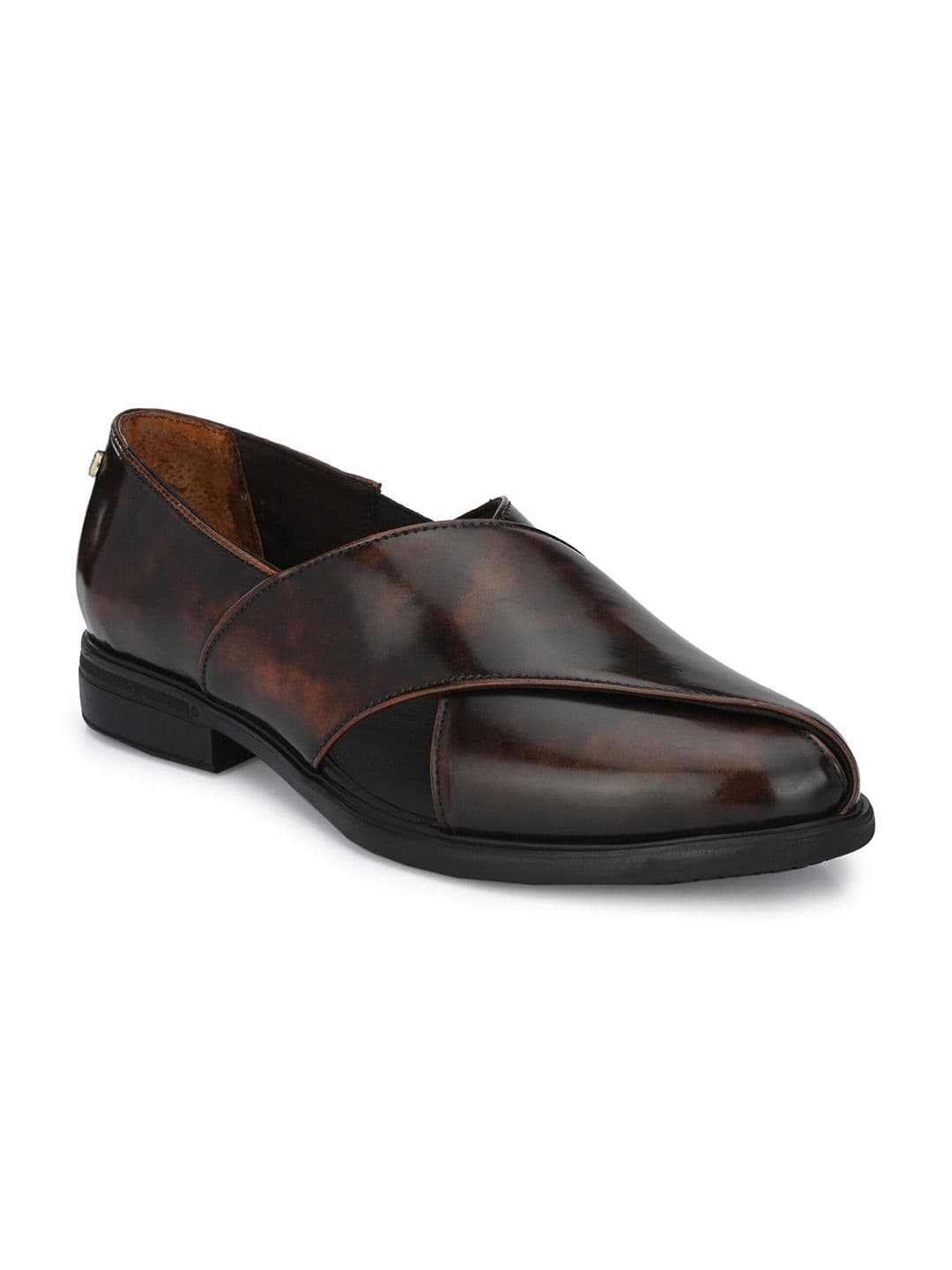 Delize Men Brown Shoe-Style Sandals - view 1