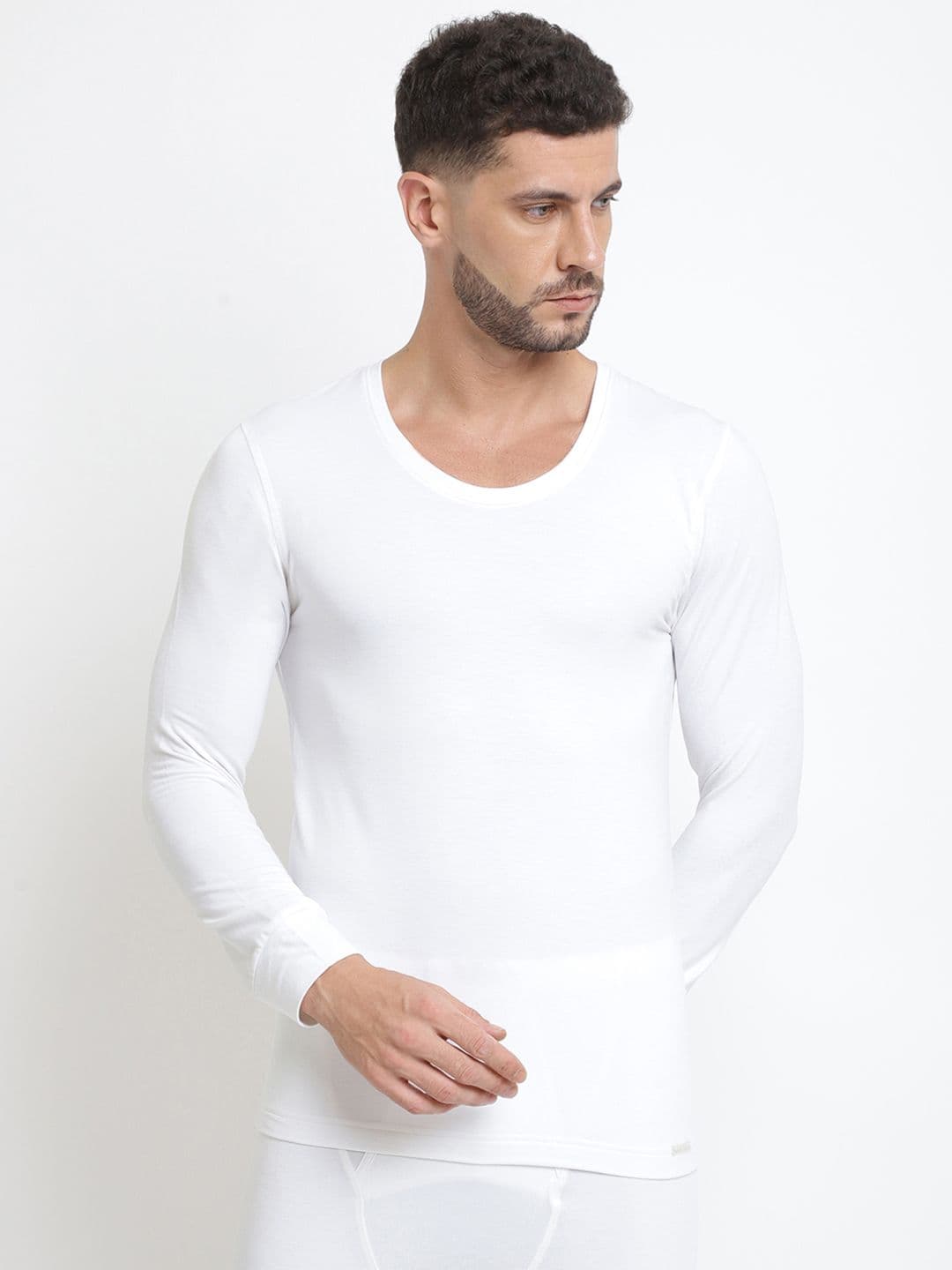 Van Heusen Innerwear Solid Warm-Tech Low Neck Thermal Top - view 1