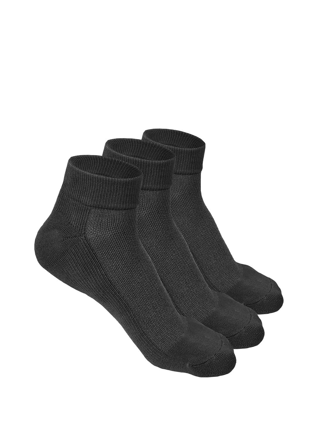 Heelium Men Pack of 3 Bamboo Super Soft & Odour-Free Breathable Quater-Length Socks - view 1