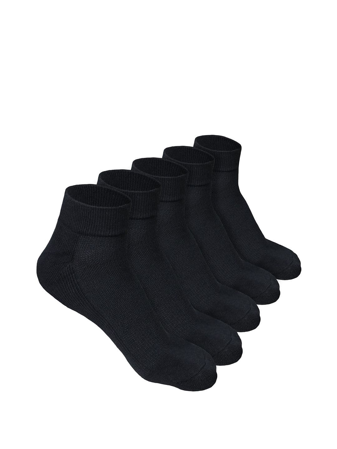 Heelium Men Pack of 5 Bamboo Super Soft & Odour-Free Breathable Quater-Length Socks - view 1