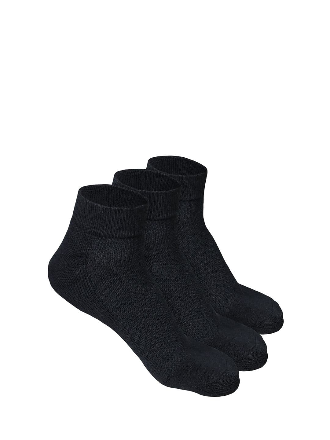 Heelium Men Pack of 3 Bamboo Super Soft & Odour-Free Breathable Quater-Length Socks - view 1