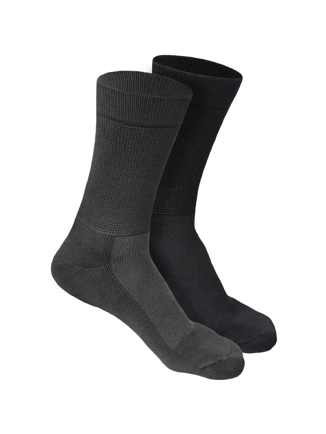 Heelium Men Pack of 2 Bamboo Super Soft & Odour-Free Breathable Crew-Length Socks - view 1