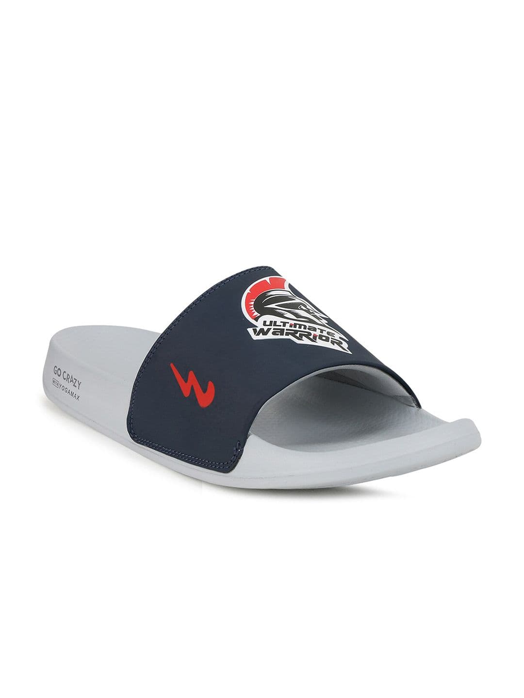 Campus Men SL-SPR001 Navy Blue & White Printed Sliders - view 1