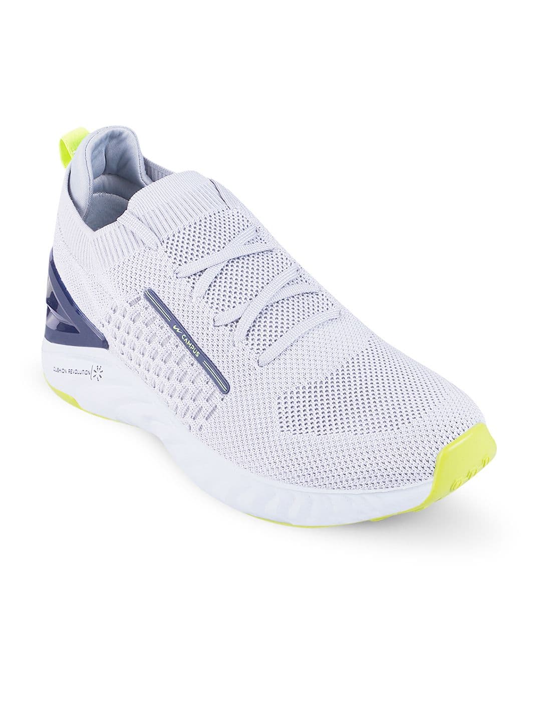 Campus Men STREET-RUN Grey Mesh Running Marking Shoes - view 1
