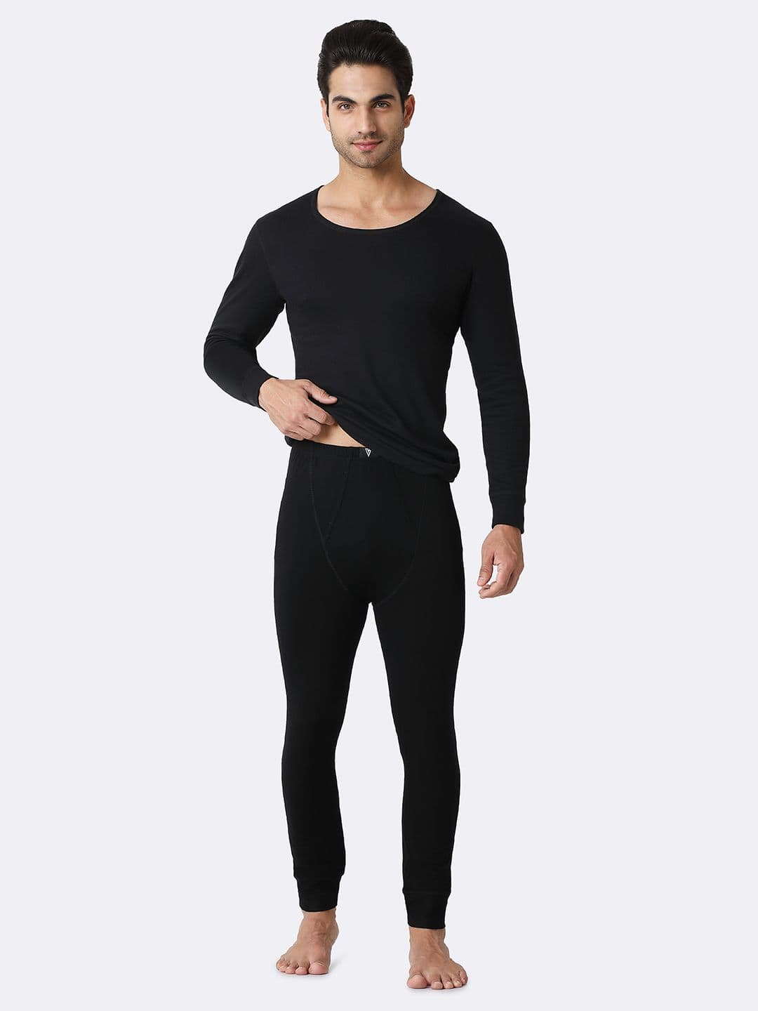 Van Heusen Innerwear Men Solid Thermal Bottoms - view 1