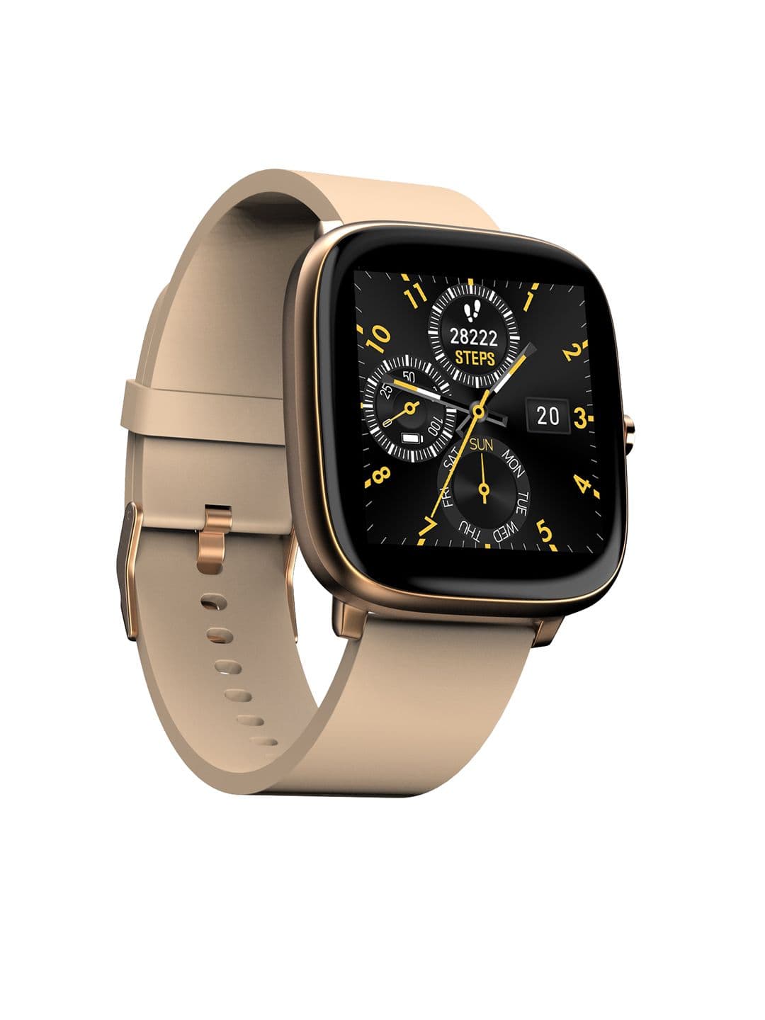 Noise ColorFit Qube Oxy Smartwatch - Beige