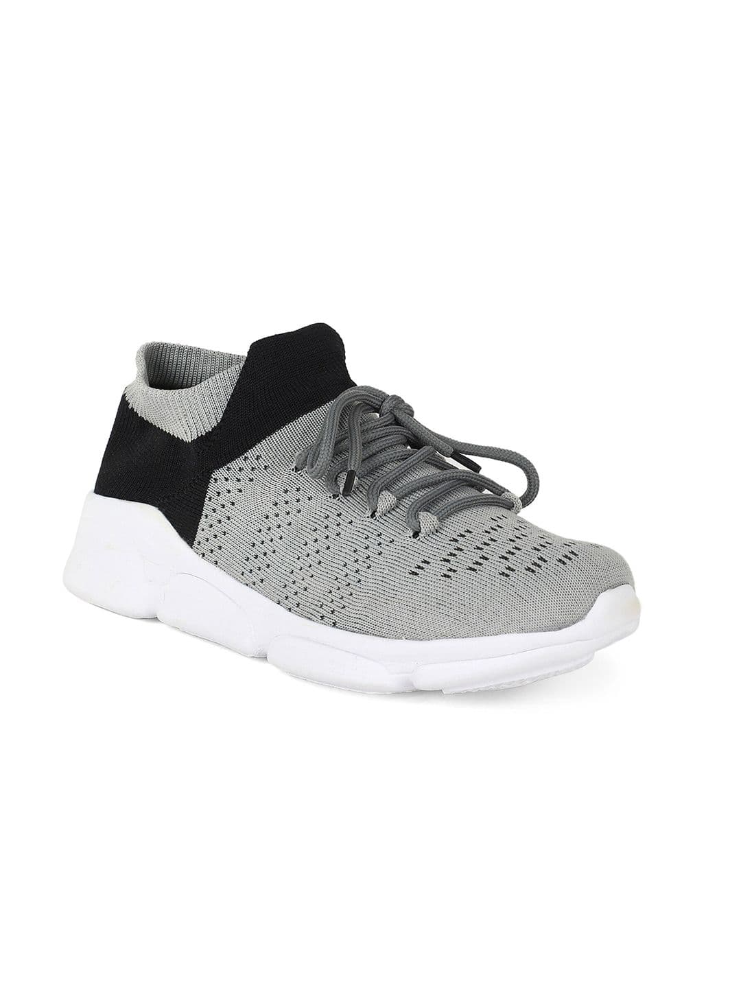 Khadims Men Grey Textile Walking Non-Marking Shoes - view 1