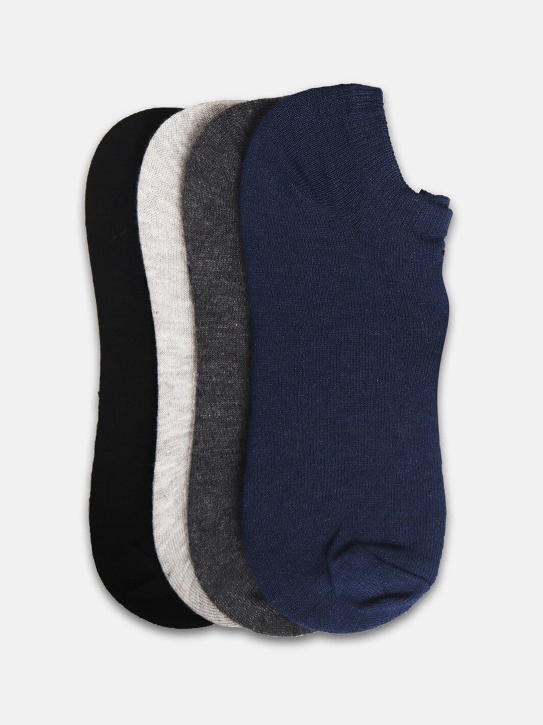 Kolor Fusion Men Pack Of 4 Assorted Shoe-Liners - view 1