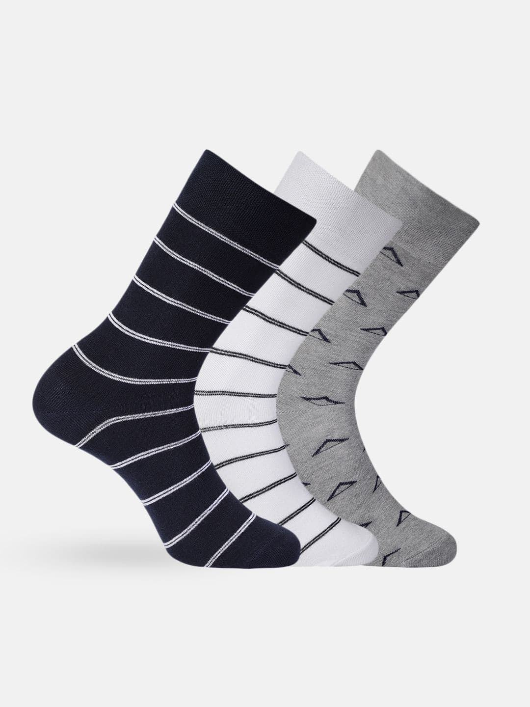 Mast & Harbour Men Set of 3 Above Ankle-Length Socks - view 1