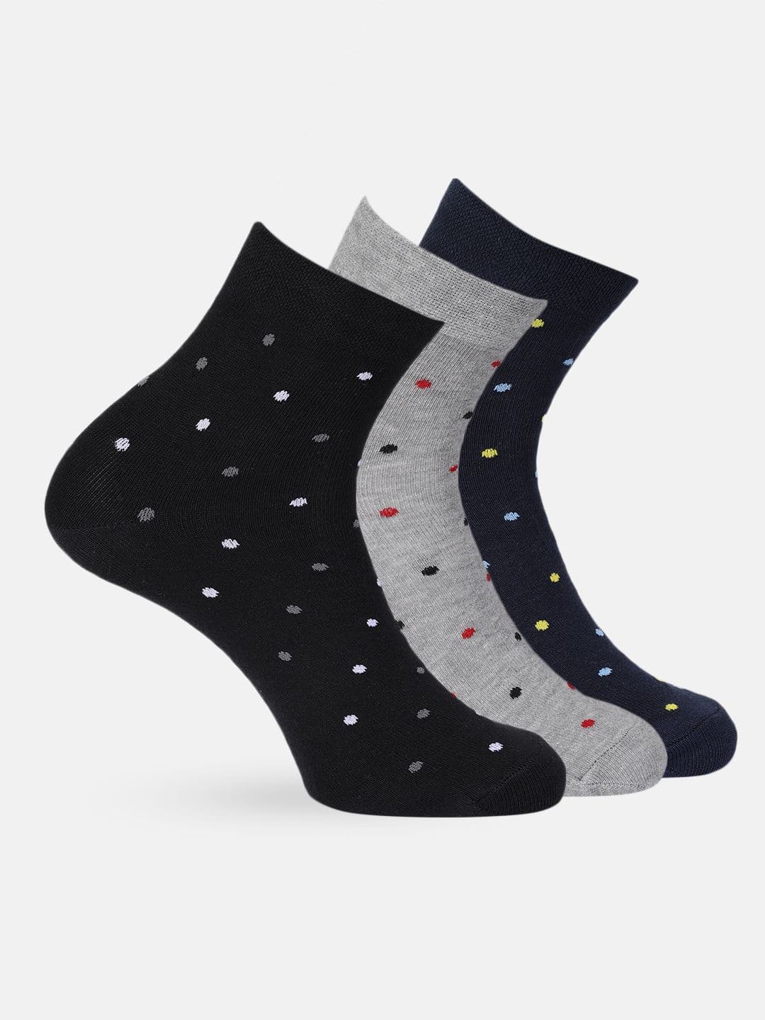 Mast & Harbour Men Set of 3 Above Ankle-Length Socks - view 1