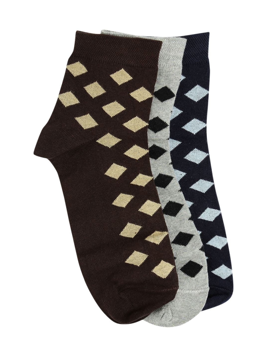 Mast & Harbour Men Set of 3 Above Ankle-Length Socks - view 1