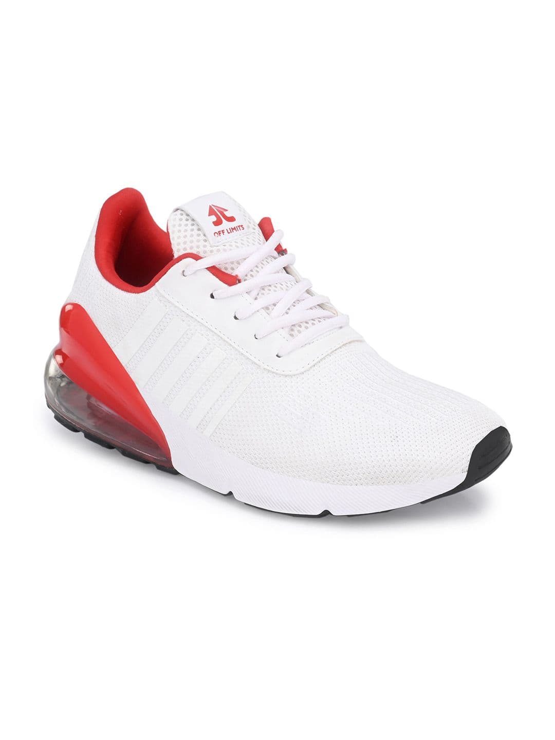 OFF LIMITS Men White Mesh Running Non-Marking Shoes - view 1