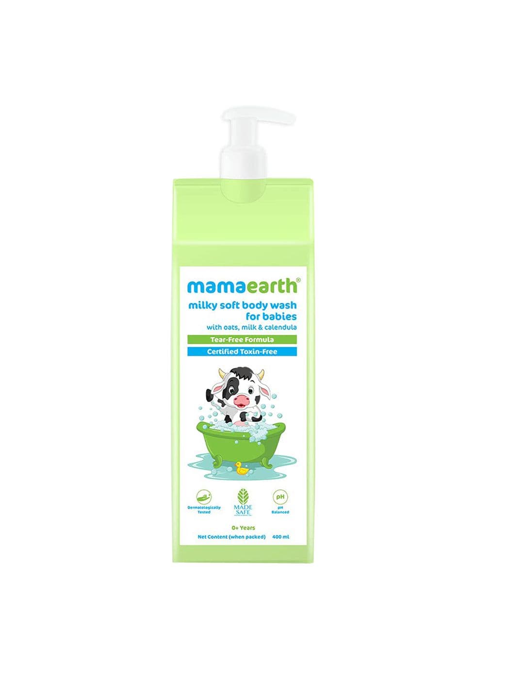 Mamaearth Milky Soft Body Wash for Babies with Oats - Milk & Calendula - 400 ml - view 1