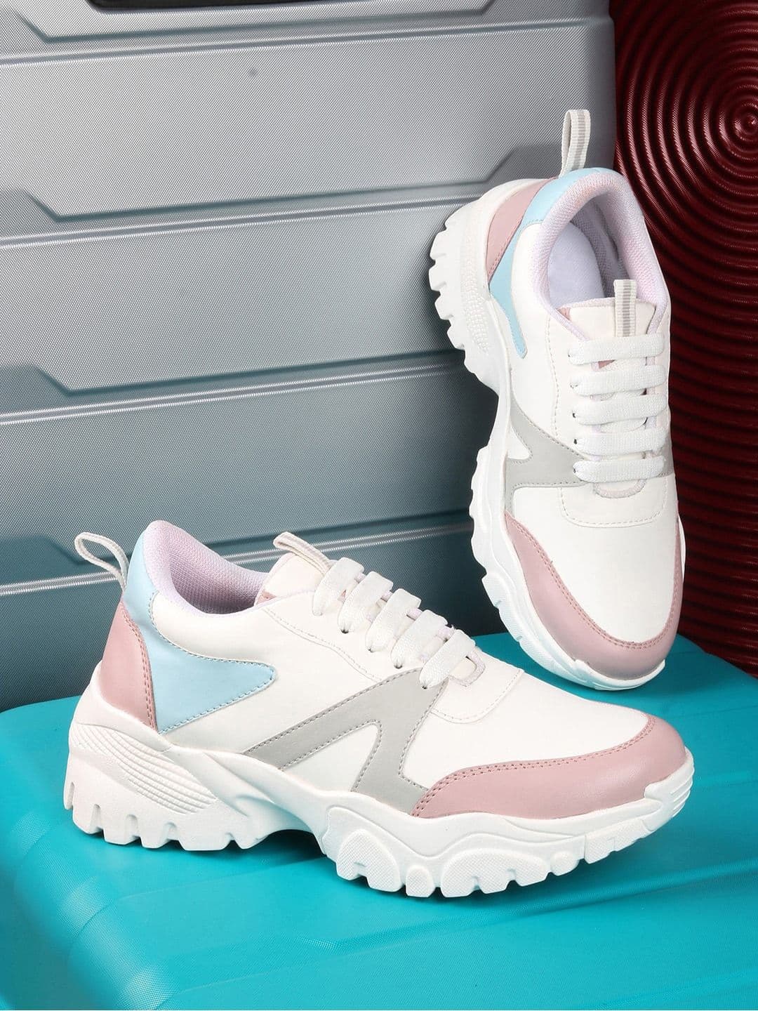Shoetopia Women White Walking Non-Marking Shoes - view 1