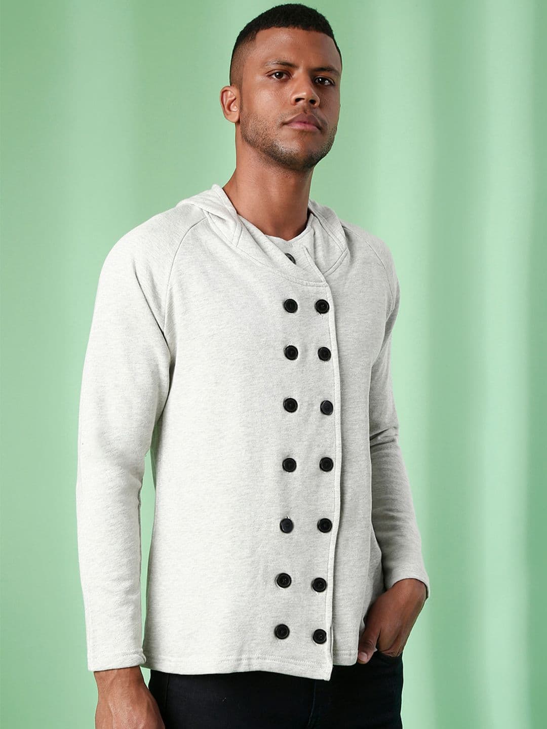 CAHOOT Men Cream-Coloured Lightweight Tailored Jacket - view 1