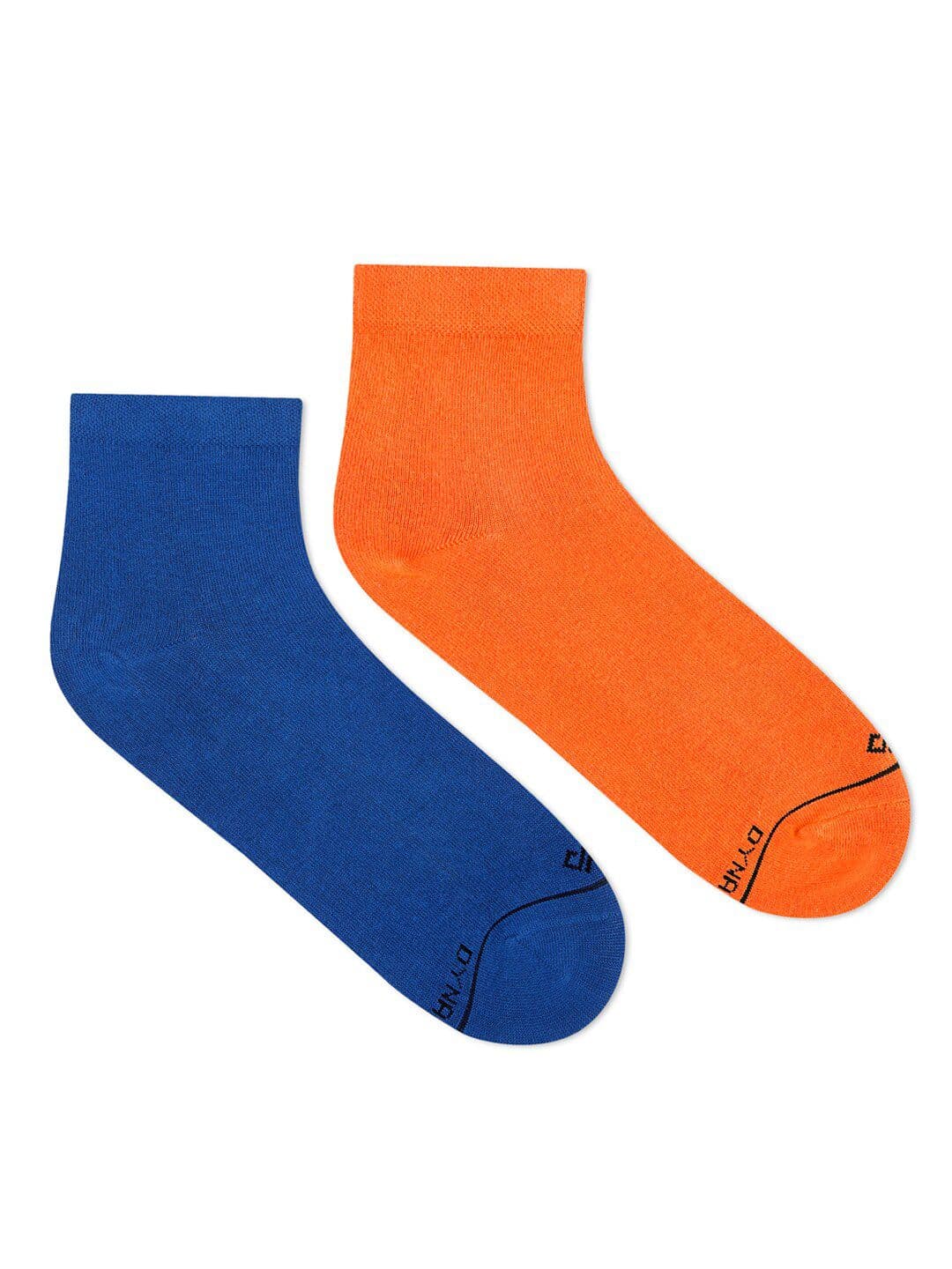Dynamocks Men Multicolour Ankle Length Socks Pack of 2 Pairs - view 1