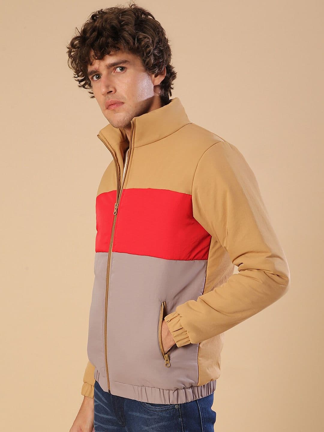 CAHOOT Men Multicoloured Colourblocked Lightweight Outdoor Sporty Jacket - view 1