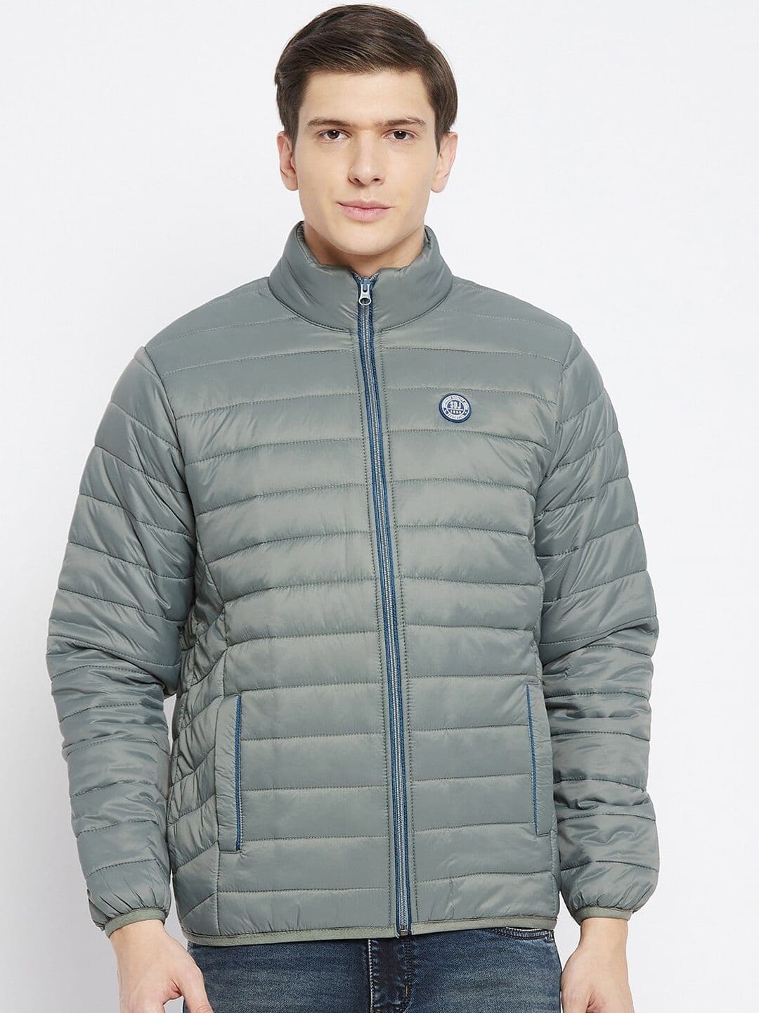 Duke Men Green Puffer Jacket - view 1