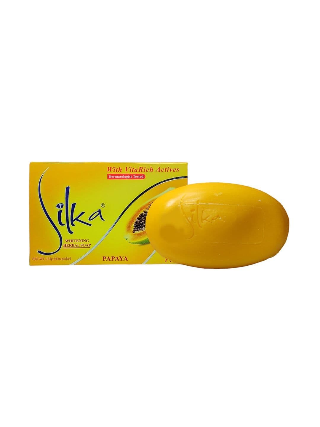 Silka Unisex Papaya Whitening Herbal Soap - view 1