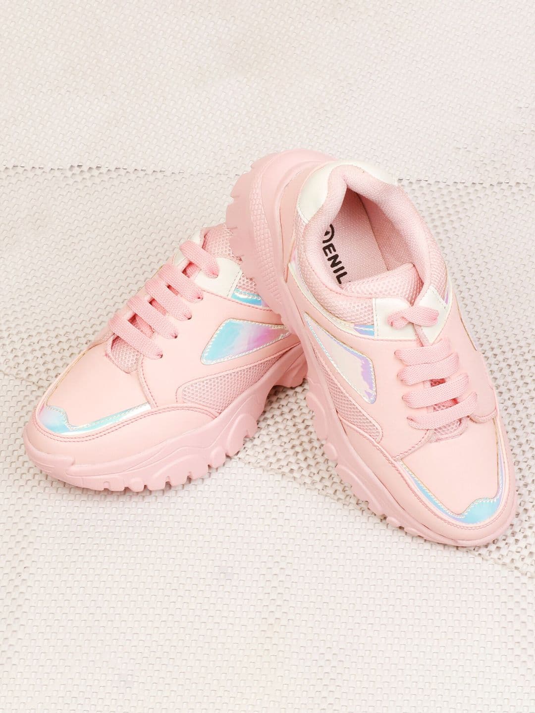 Denill Women Pink Running Shoes - view 1