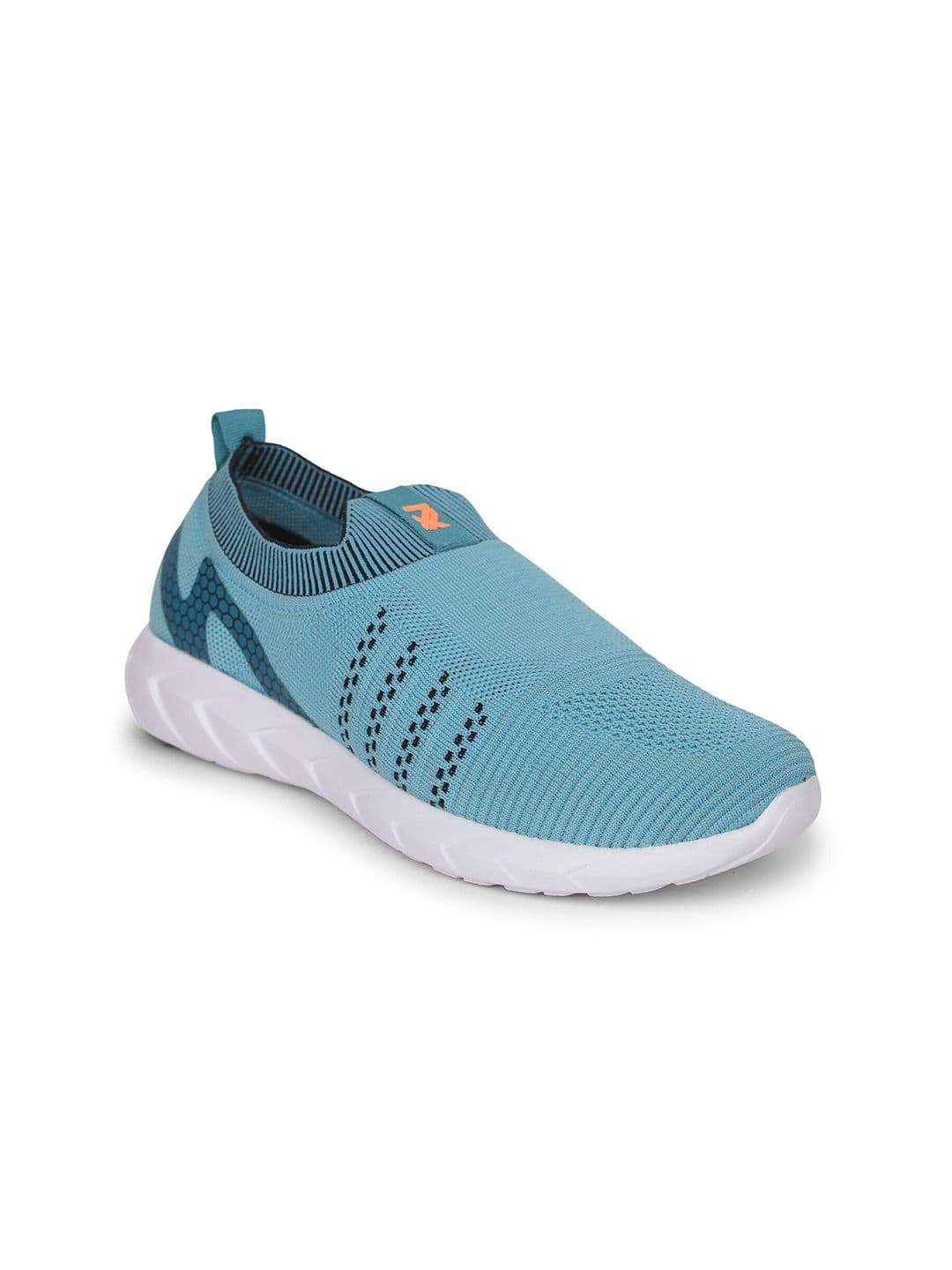 Liberty Women Blue Mesh Walking Non-Marking Shoes - view 1