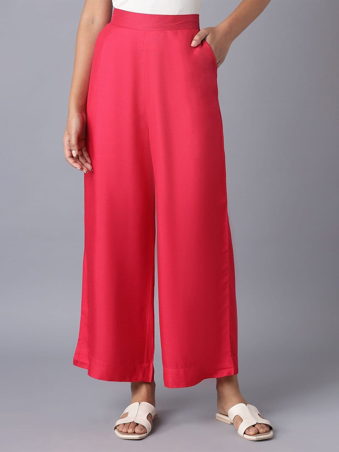 elleven Women Pink Palazzos - view 1