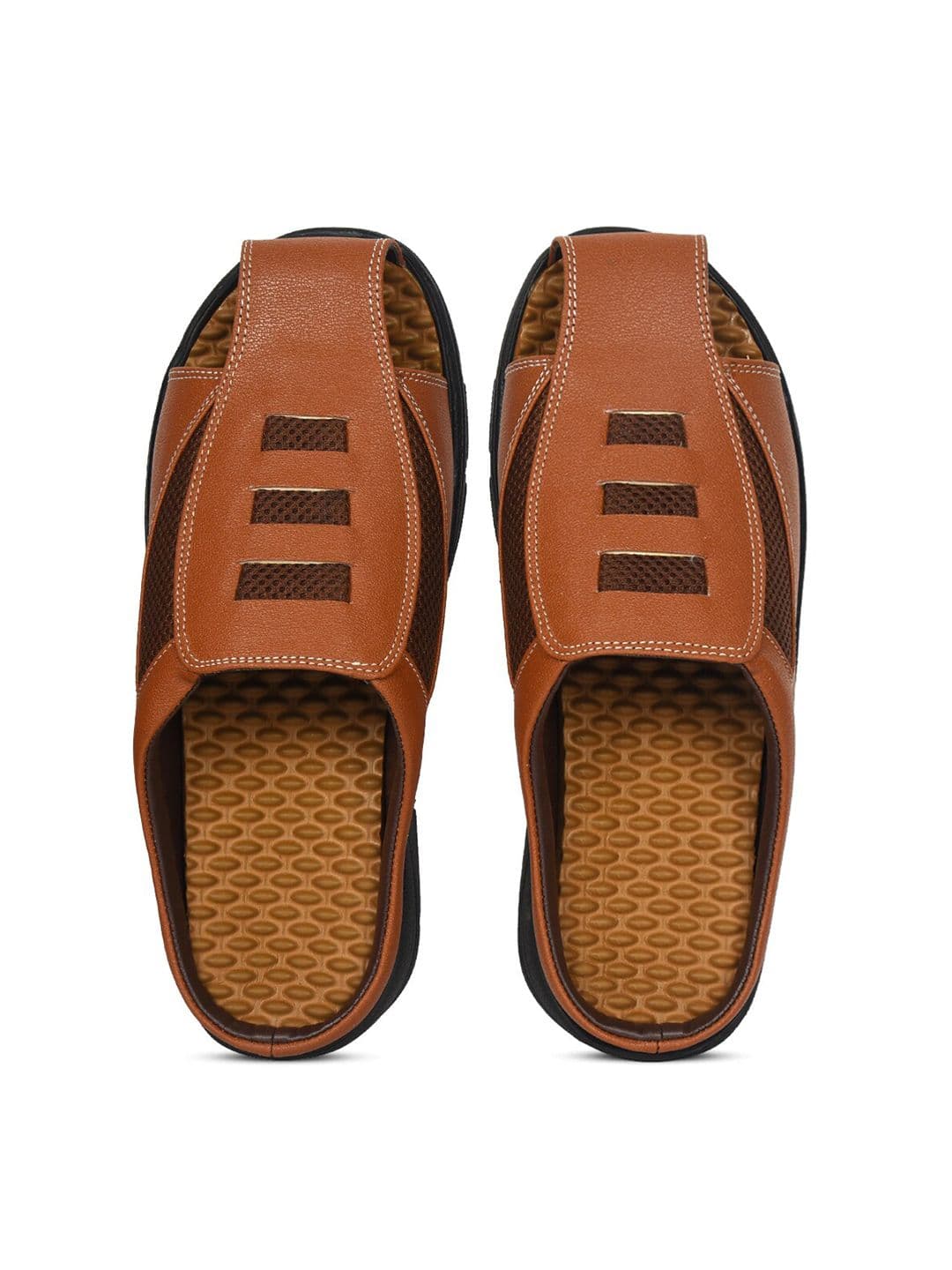 Ajanta Men Brown Comfort Sandals - view 1