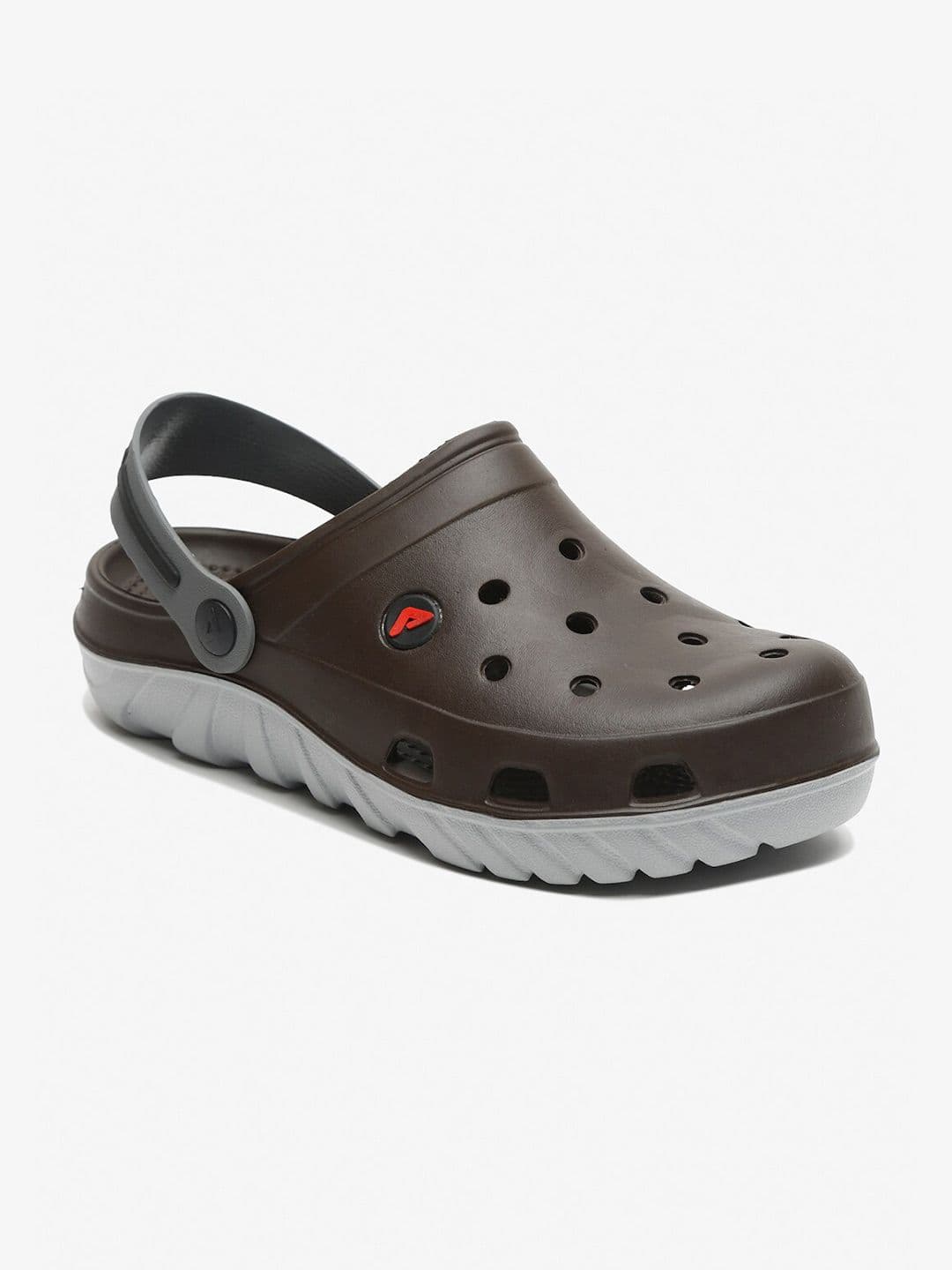 Adda Men Brown Clogs Sandals - view 1