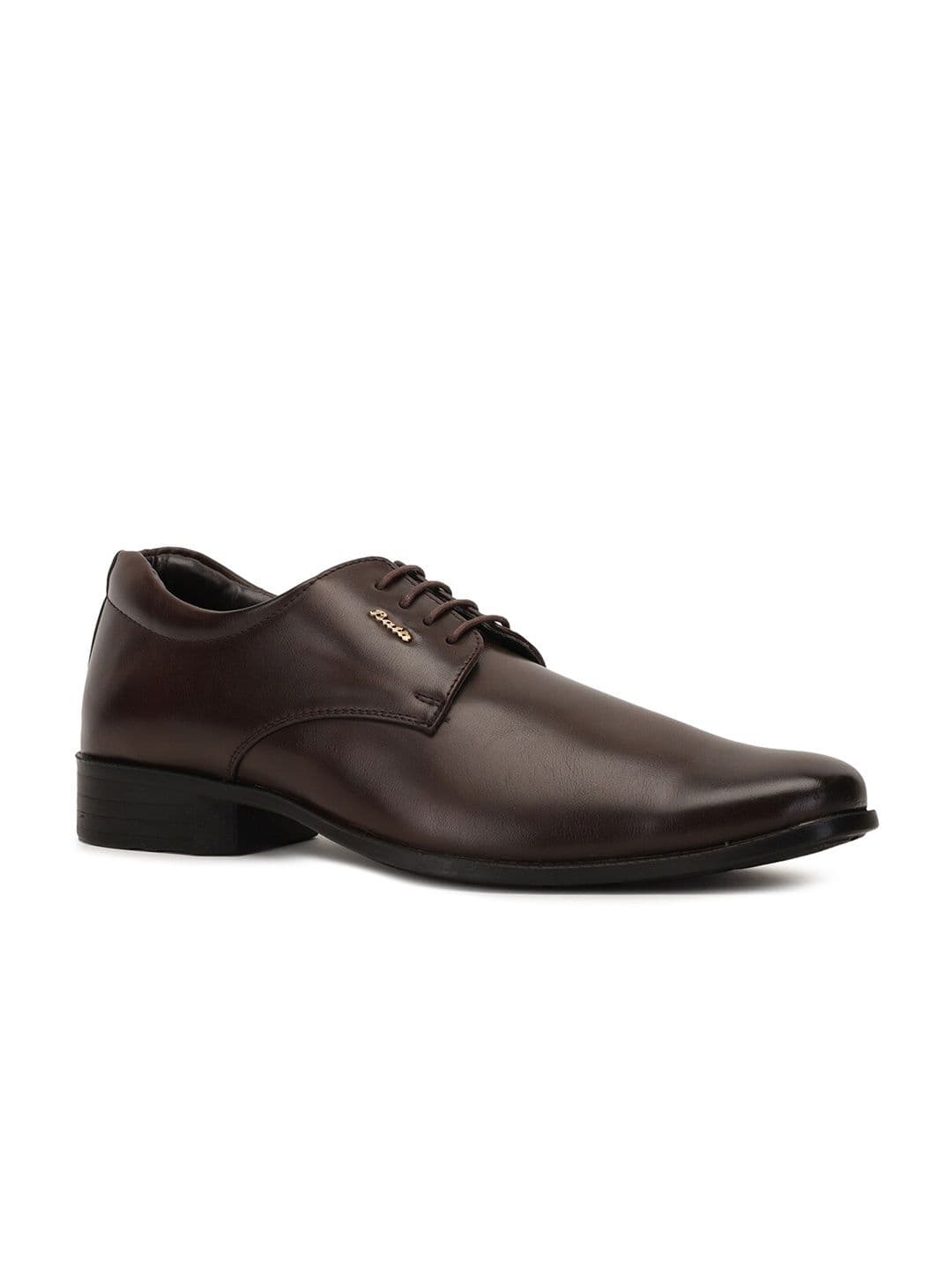 Bata Men Brown Solid Formal Derbys - view 1