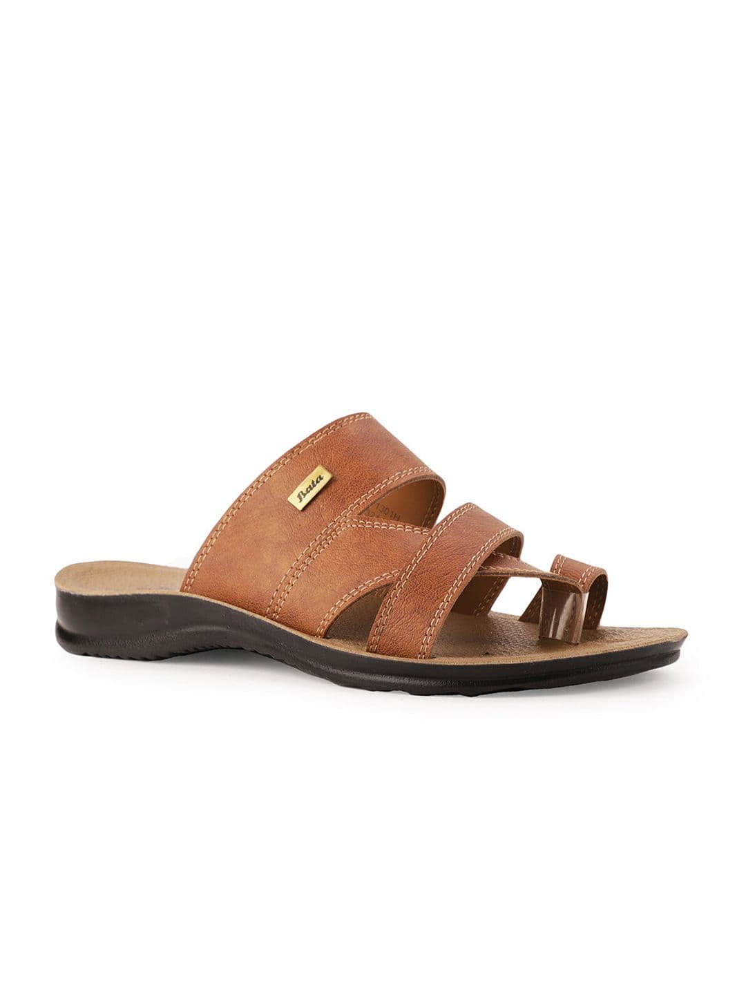 Bata Men Tan Comfort Sandals - view 1