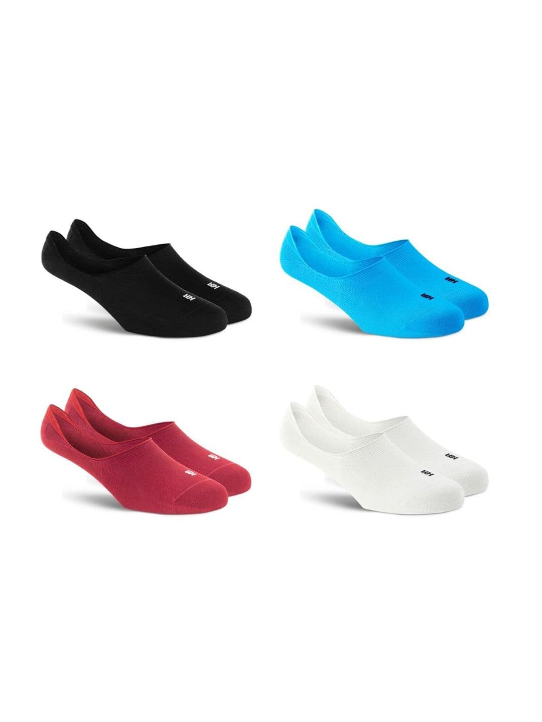 SockSoho Men Pack Of 4 Multicolored Solid Shoe Liners - view 1