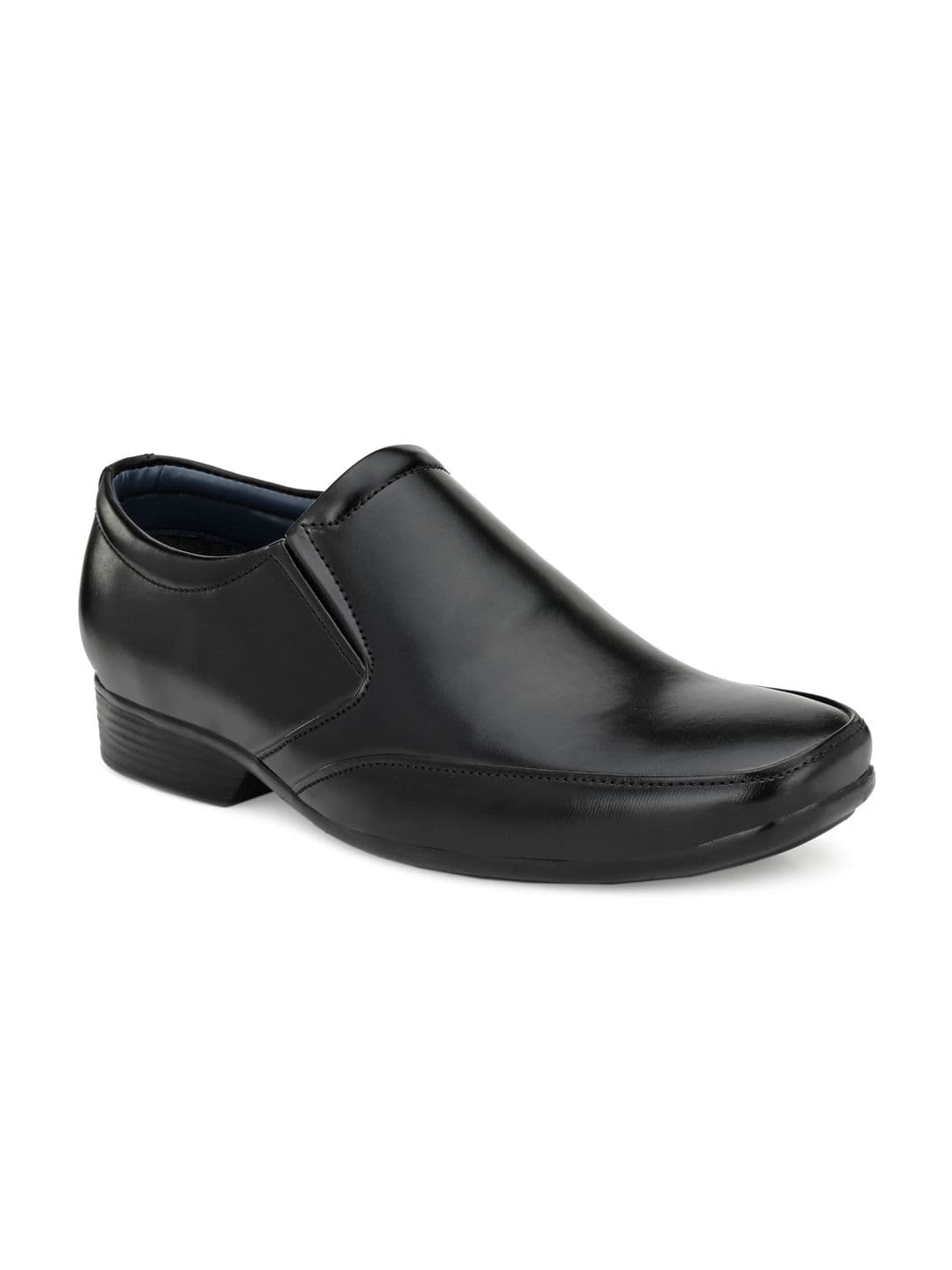 RL Rocklin Men Men Black Solid Formal Slip-Ons - view 1