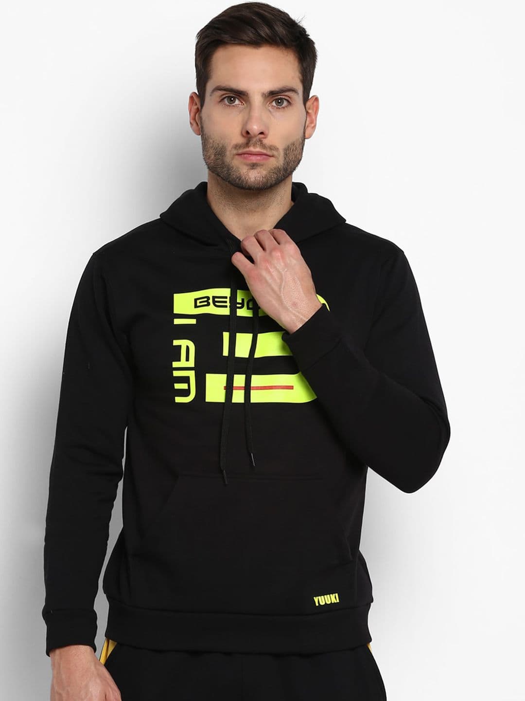 Yuuki Men Black Lightweight Sporty Jacket - view 1