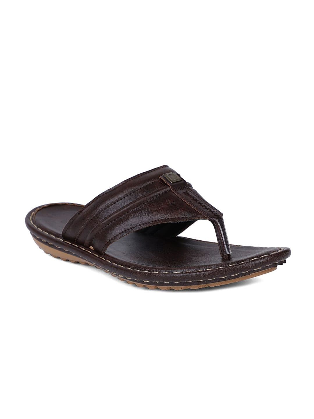 Bata Men Brown Comfort Sandals - view 1