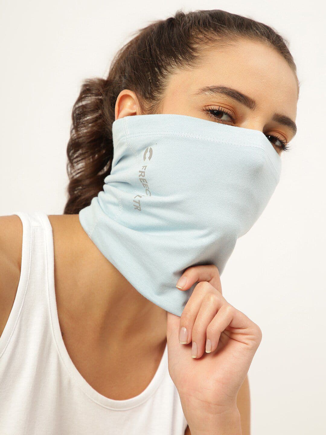 FREECULTR Blue Solid Bamboo Anti-Microbial Bandana - view 1