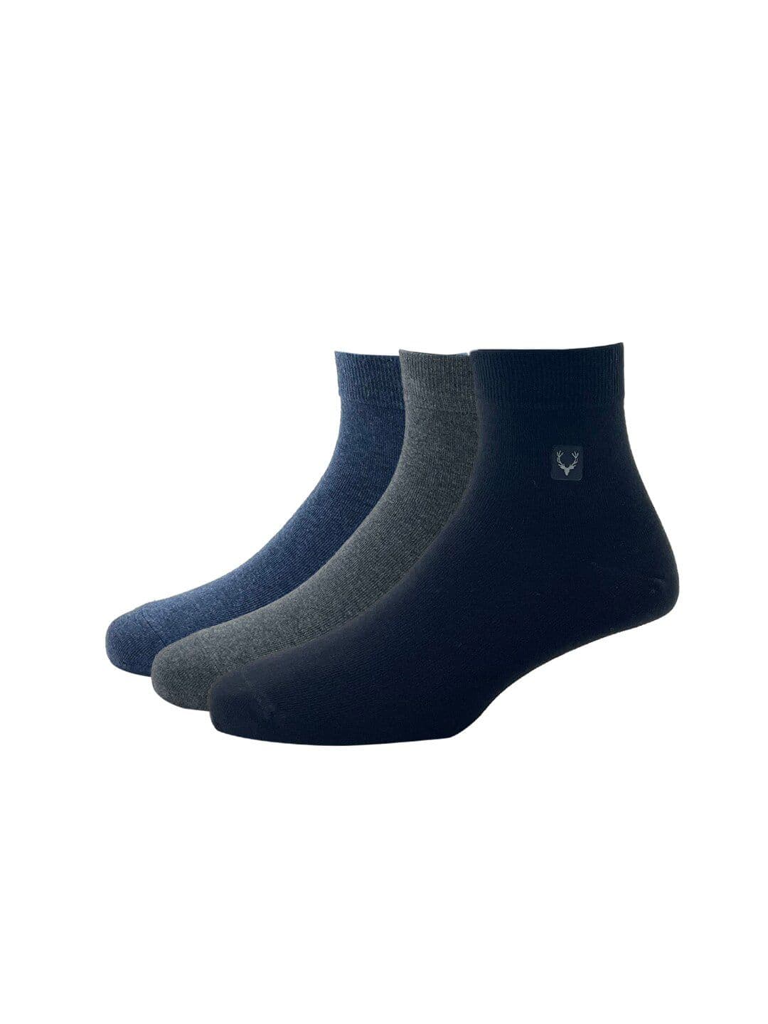 Allen Solly Men Pack Of 3 Solid Above Ankle-Length Socks - view 1