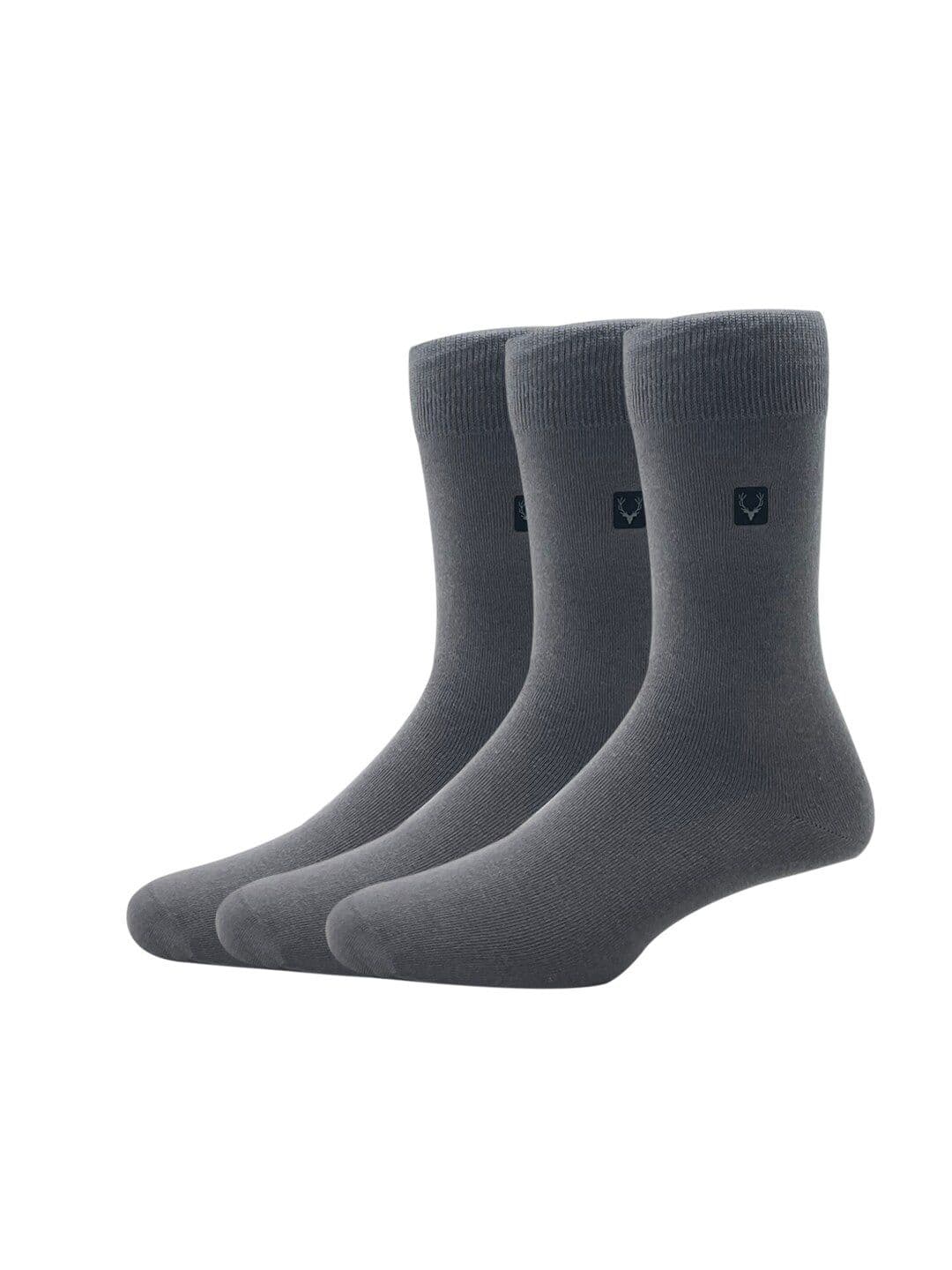 Allen Solly Pack Of 3 Men Solid Calf-Length Socks - view 1