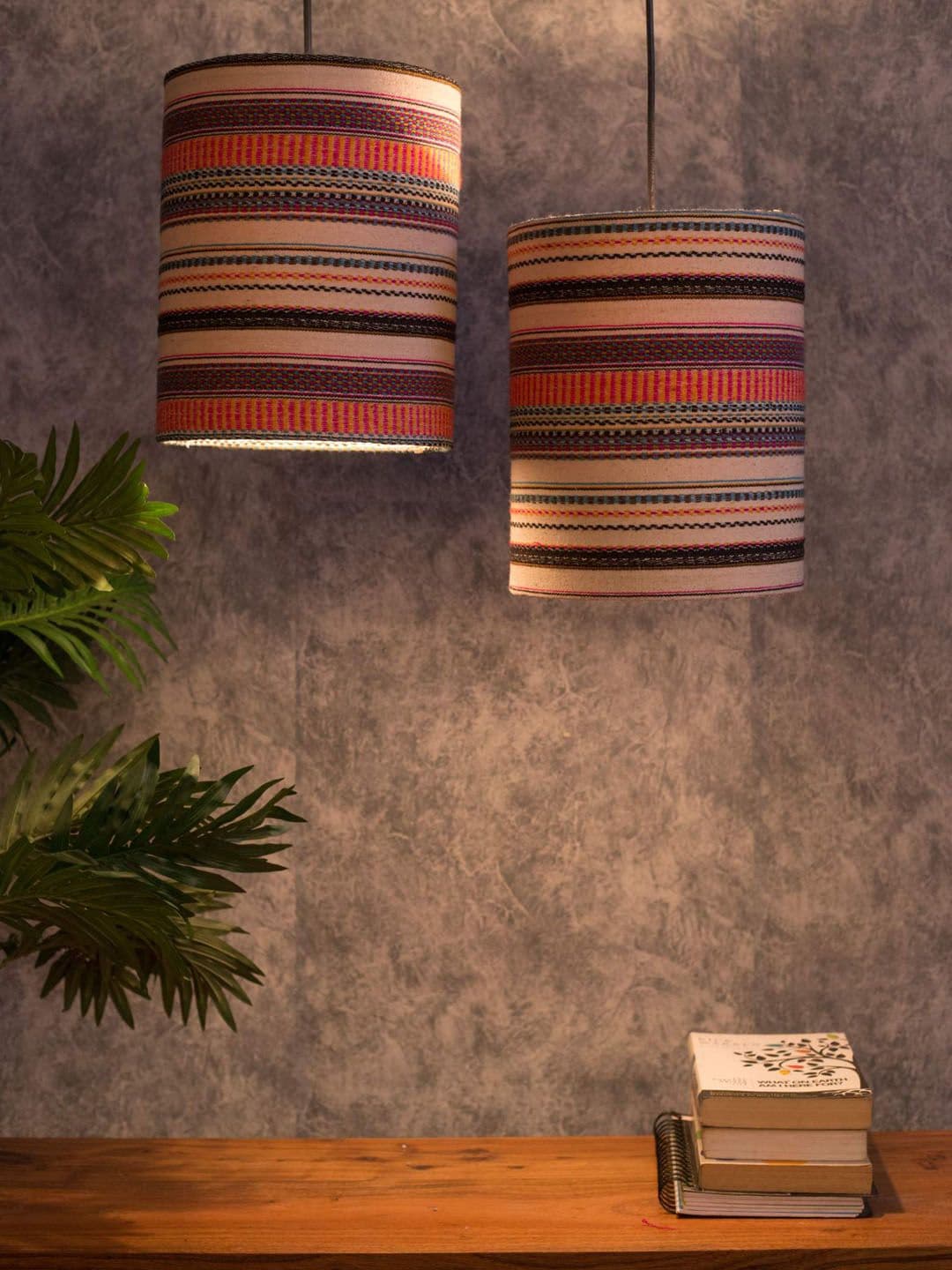 Grated Ginger Mulicolored Set of 2Ceiling Lamps - view 1