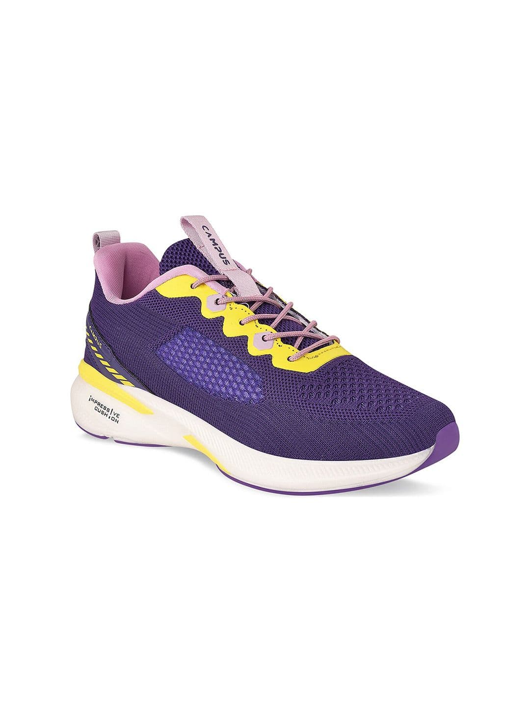 Campus Women OLIVIA Purple Mesh Running Shoes - view 1