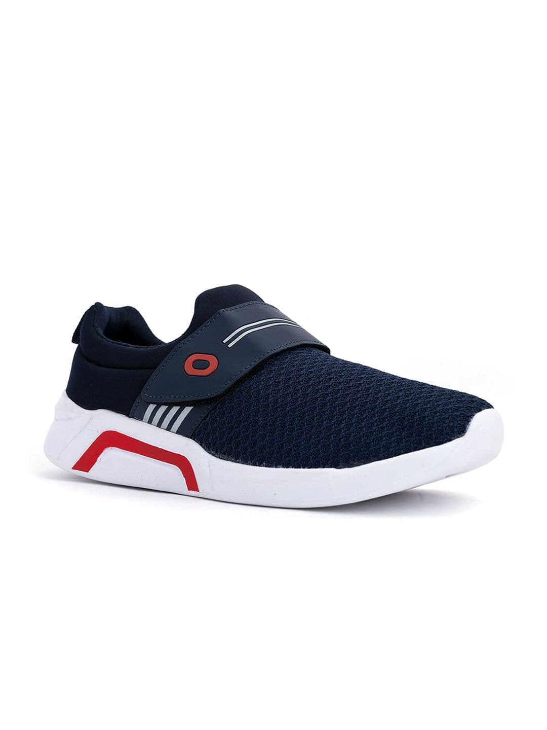 Khadims Men Navy Blue & White Running Shoes - view 1