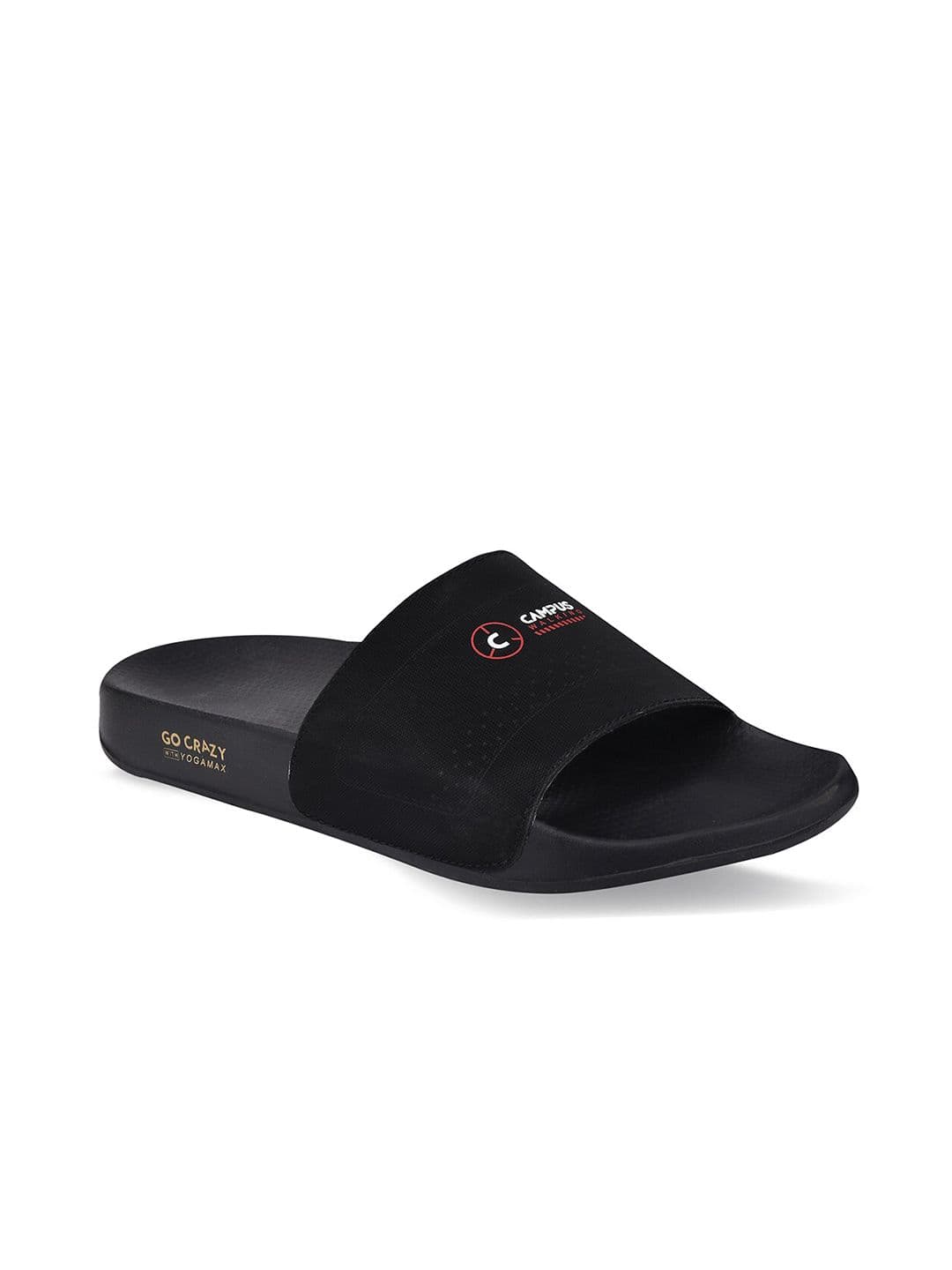 Campus Men SL-408 Black Printed Slip-On - view 1