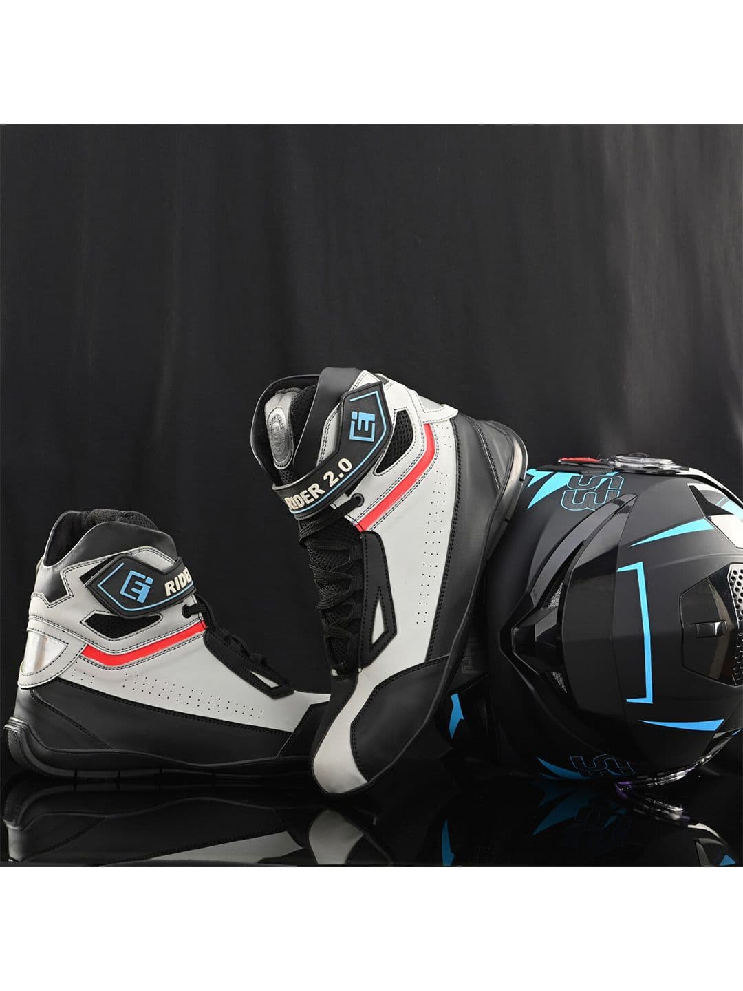 Eego Italy Men Grey Rider Shoes - view 1